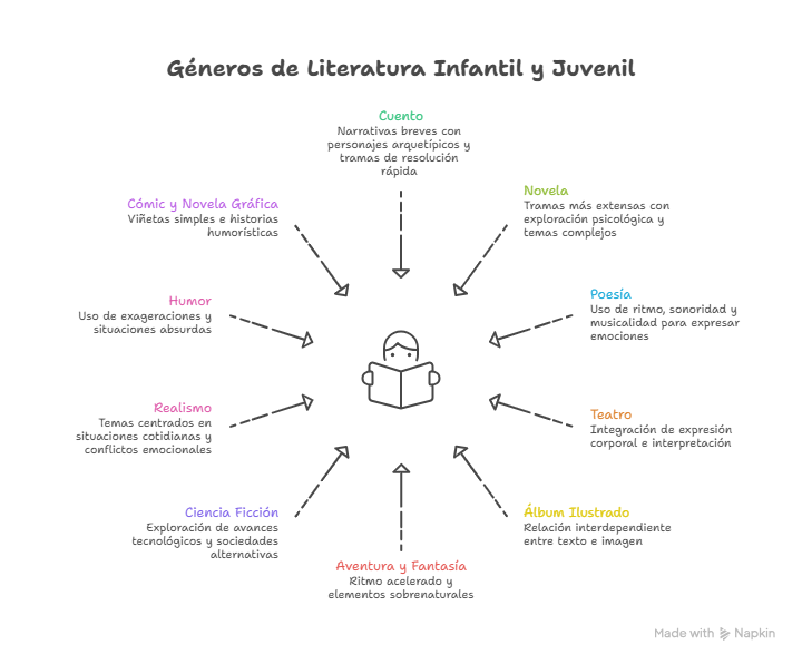 Géneros de la literatura infantil y juvenil (LIJ)