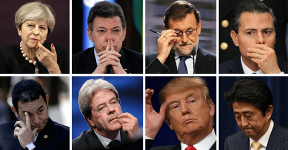 Imagen 1: Gestos que peor funcionan en comunicación política