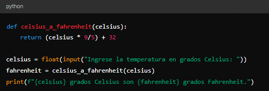 Conversión de Temperatura