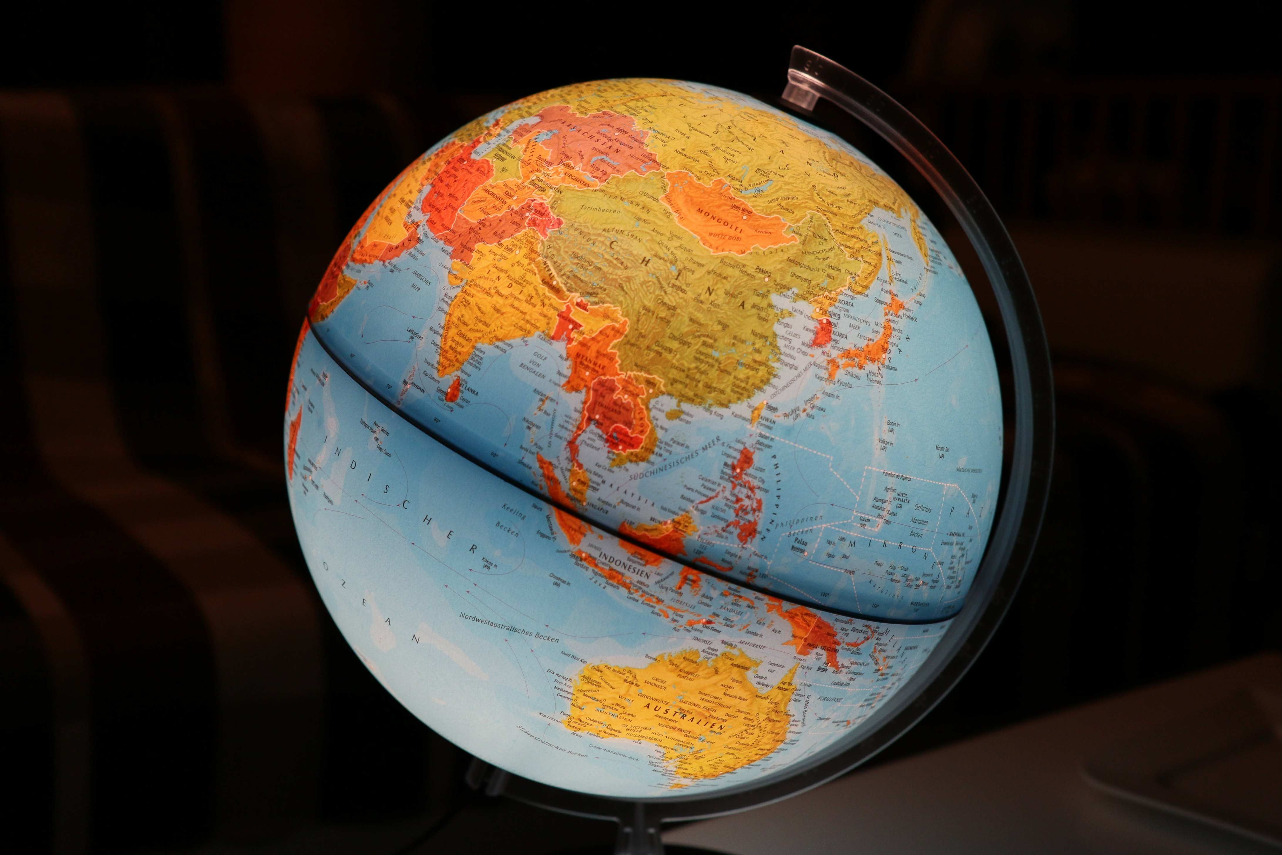 Un globo terráqueo es la representación de nuestro planeta. (Licencia Creative Commons)