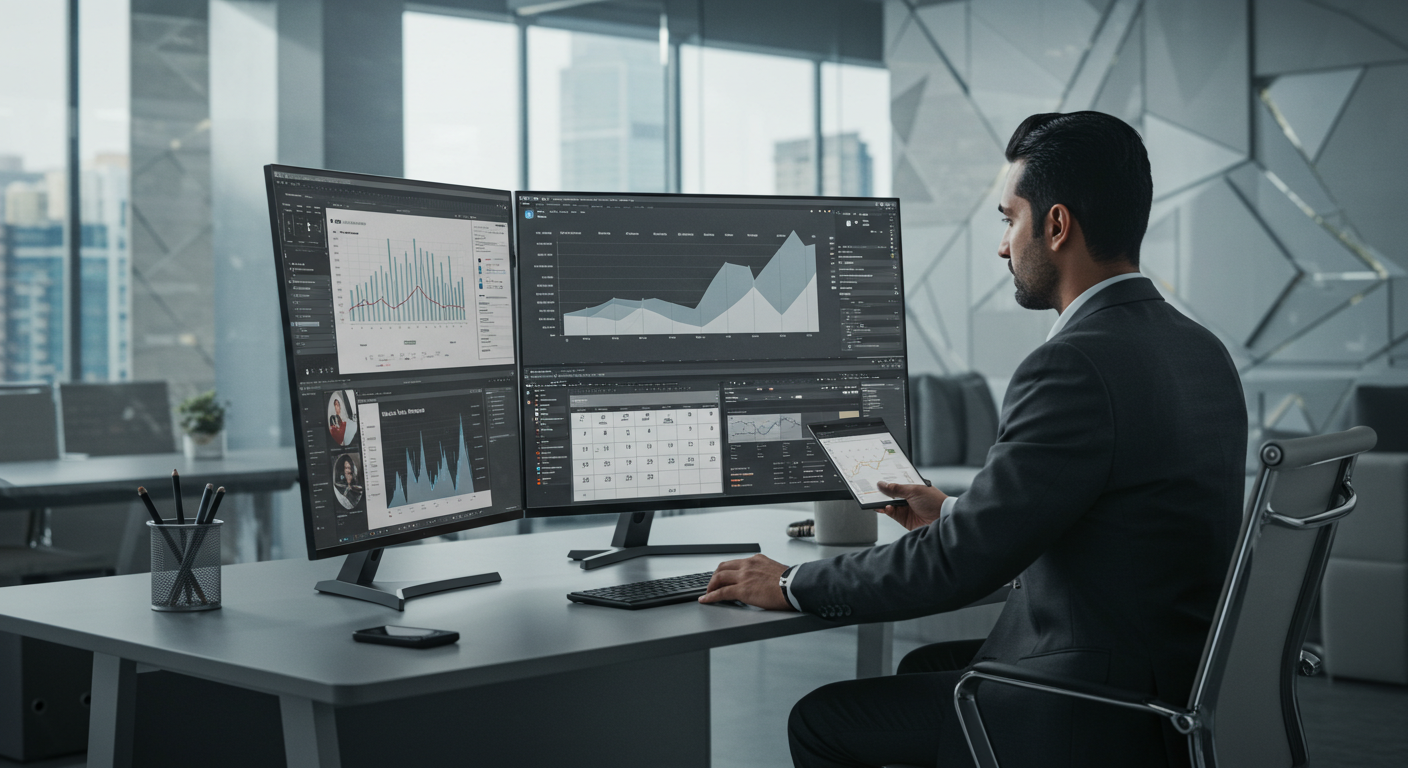 Figura 1  de ventas usando calendarios digitales y gráficos de productividad