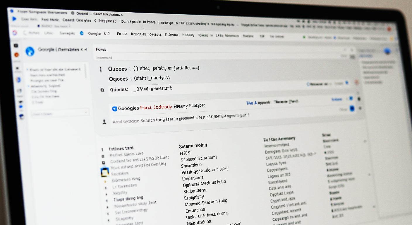 Figura 4 Uso de operadores avanzados en Google para refinar resultados de búsqueda