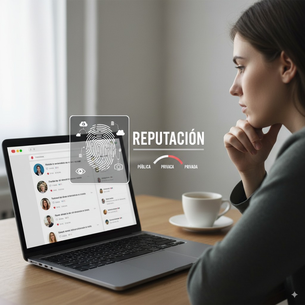 Figura 2  Uso de redes sociales en una laptop