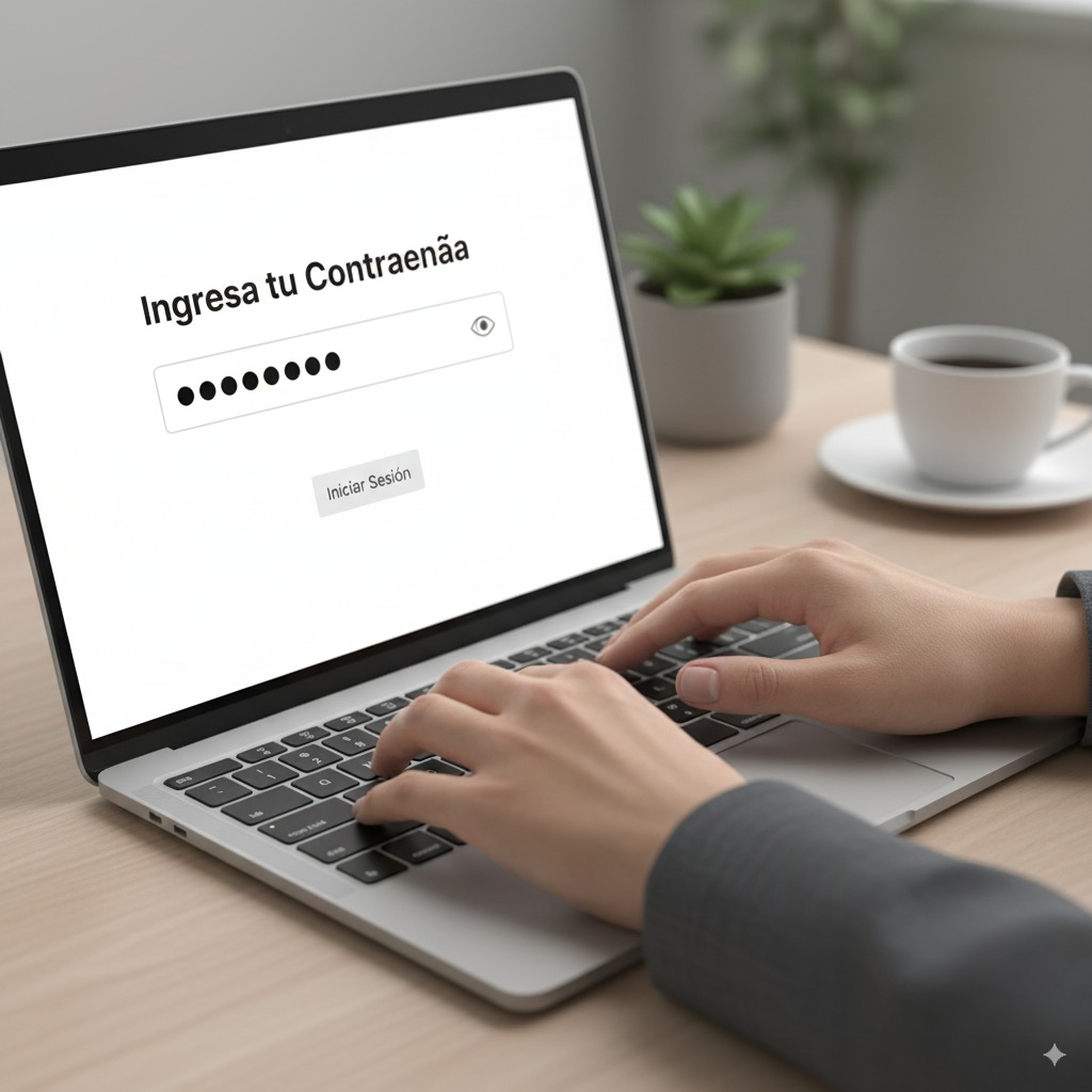 Figura 3 Ingreso de contraseñas en dispositivo