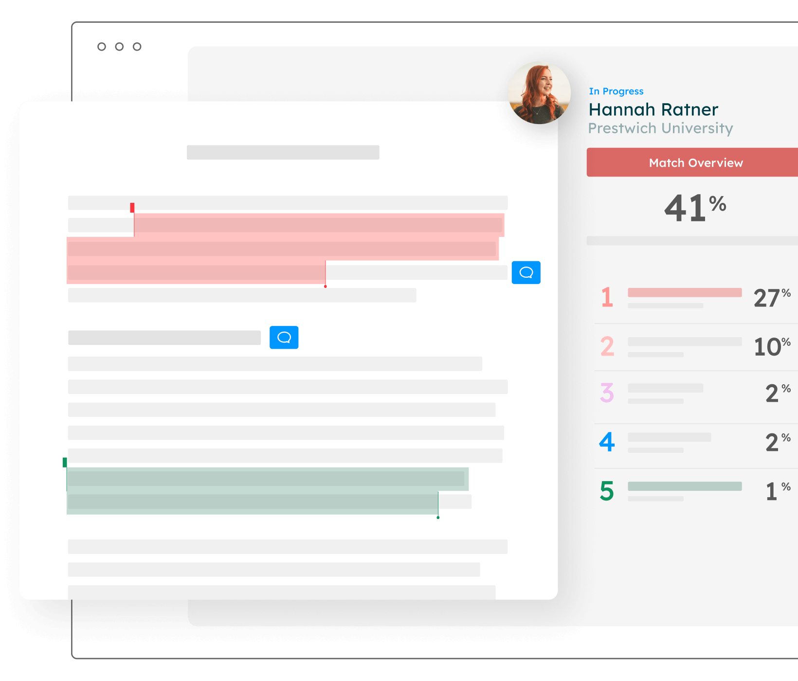 Figura 1 Reporte de Turnitin