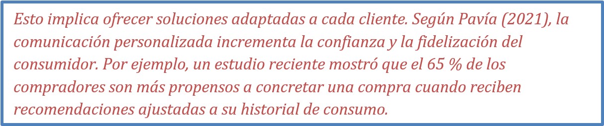 Figura 4 Ejemplo de párrafo de desarrollo