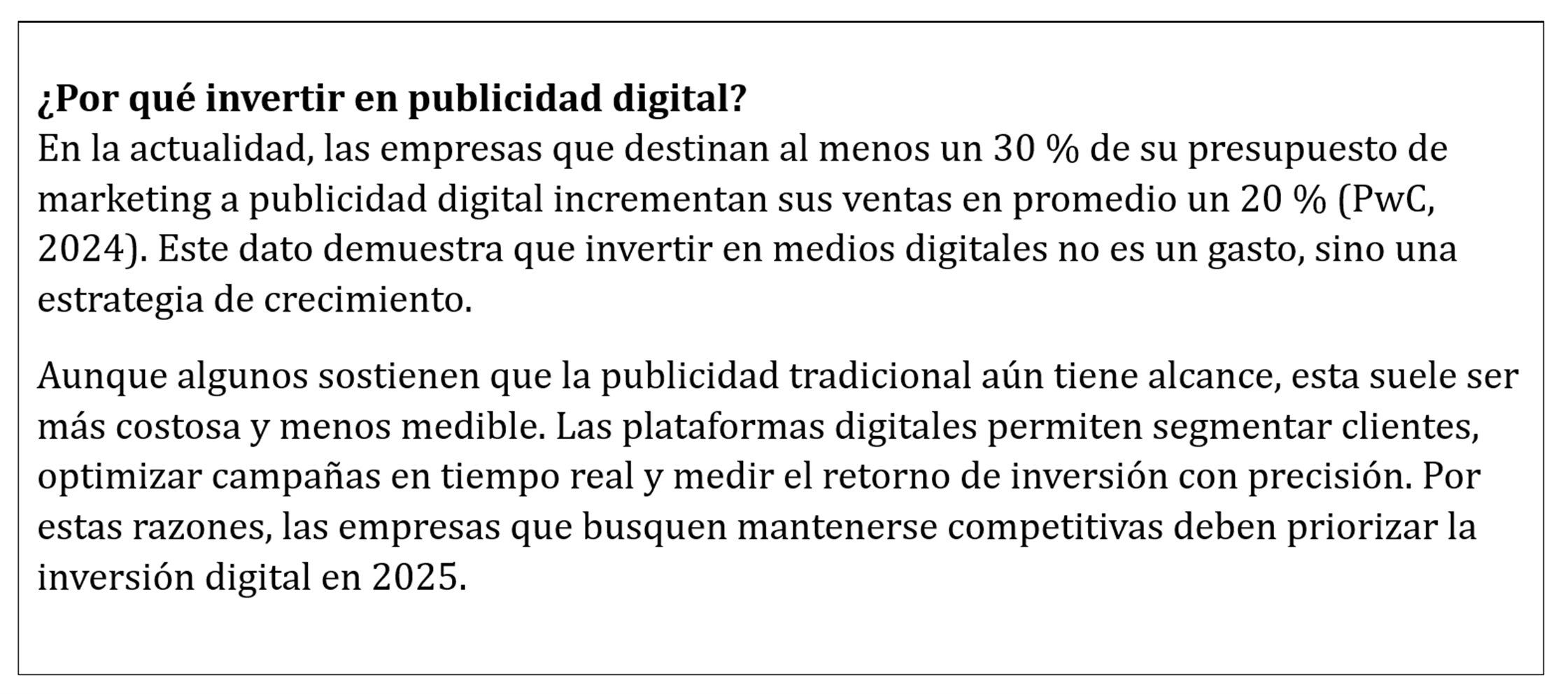Figura 4 Ejemplo de un texto argumentativo