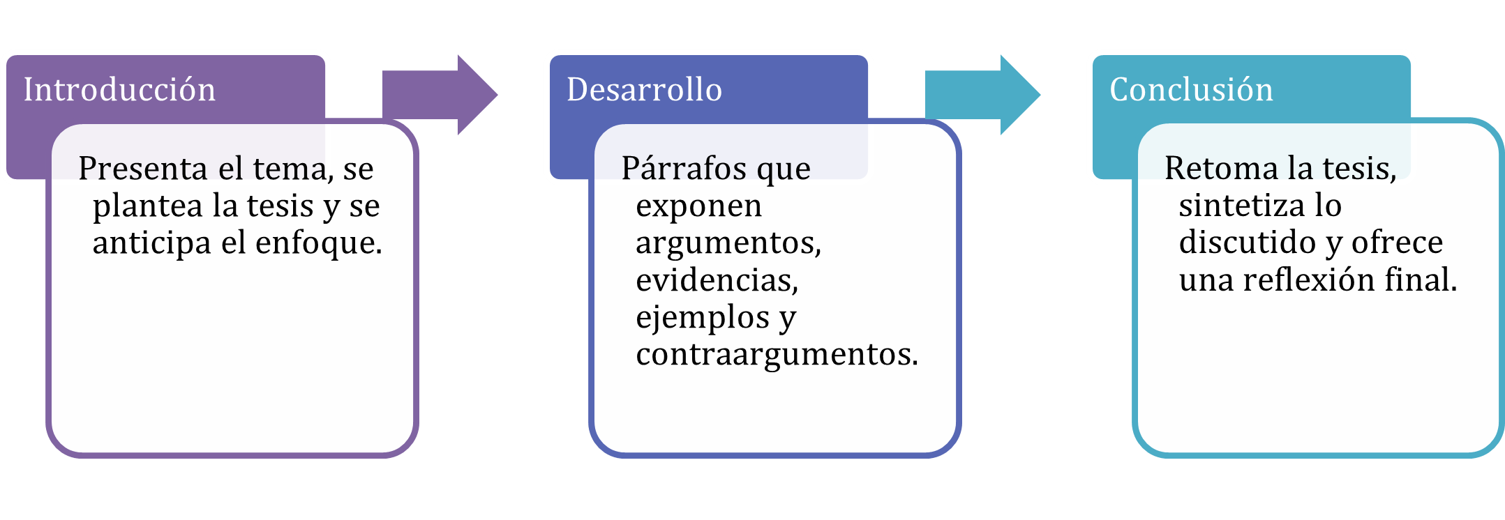Figura 1 Elementos del ensayo académico