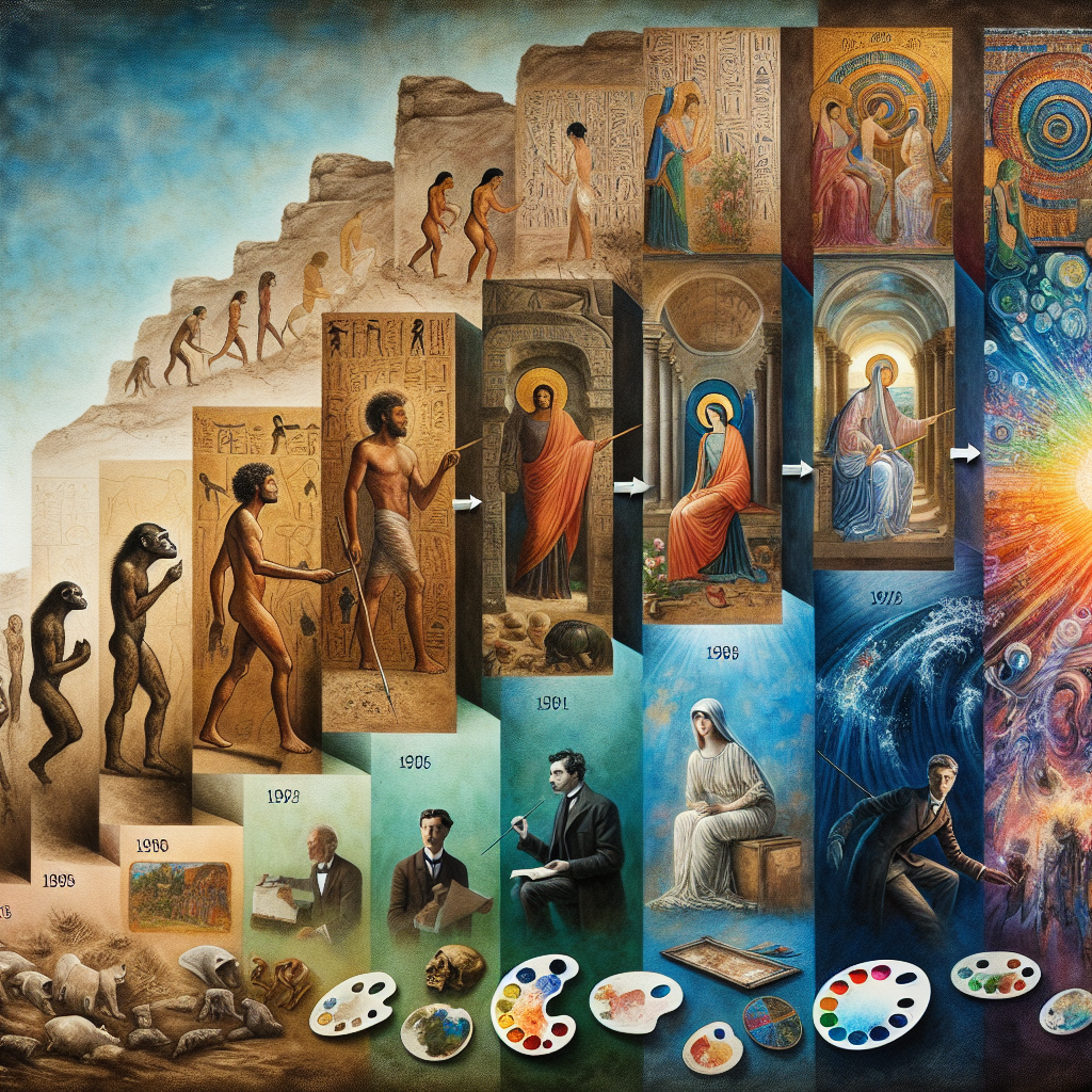 Imagen 2 La evolución de la pintura a lo largo del tiempo