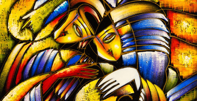 Imagen 7 Expresión abstracta de figuras humanas en el arte moderno