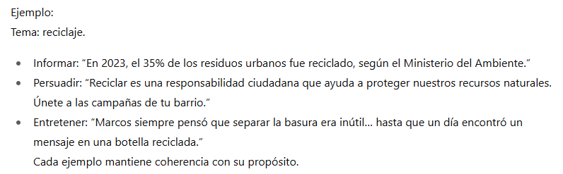 Diferencias entre informar, persuadir y entender