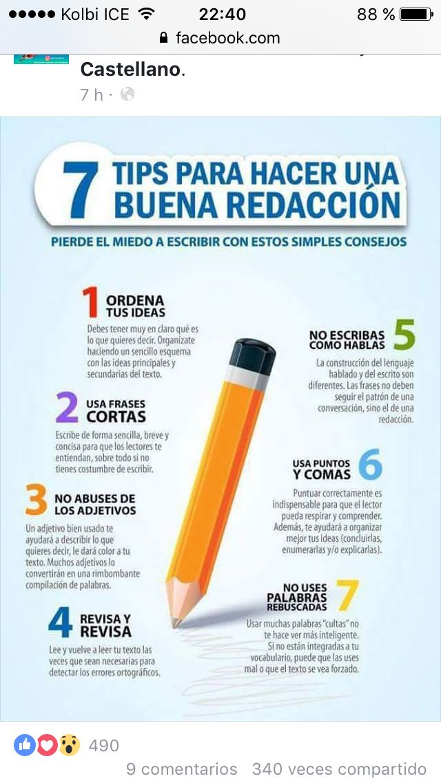 Tips para una buena redacción