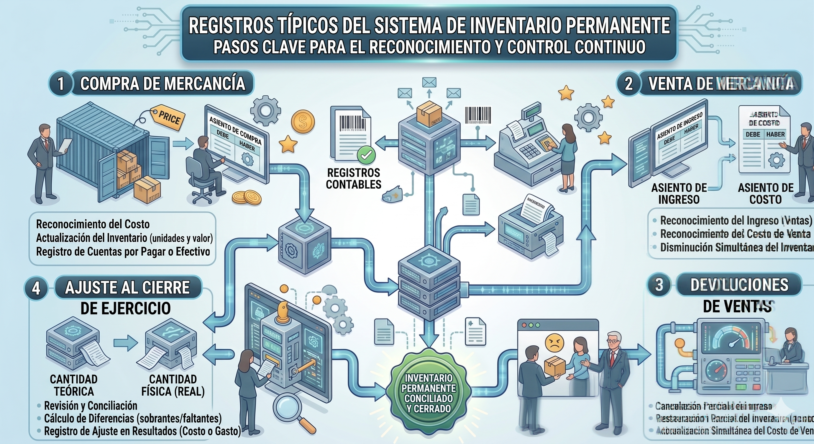 Registros típicos del sistema permanente