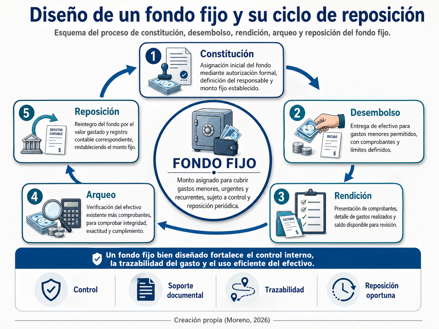 Diseño de un fondo fijo y su ciclo de reposición