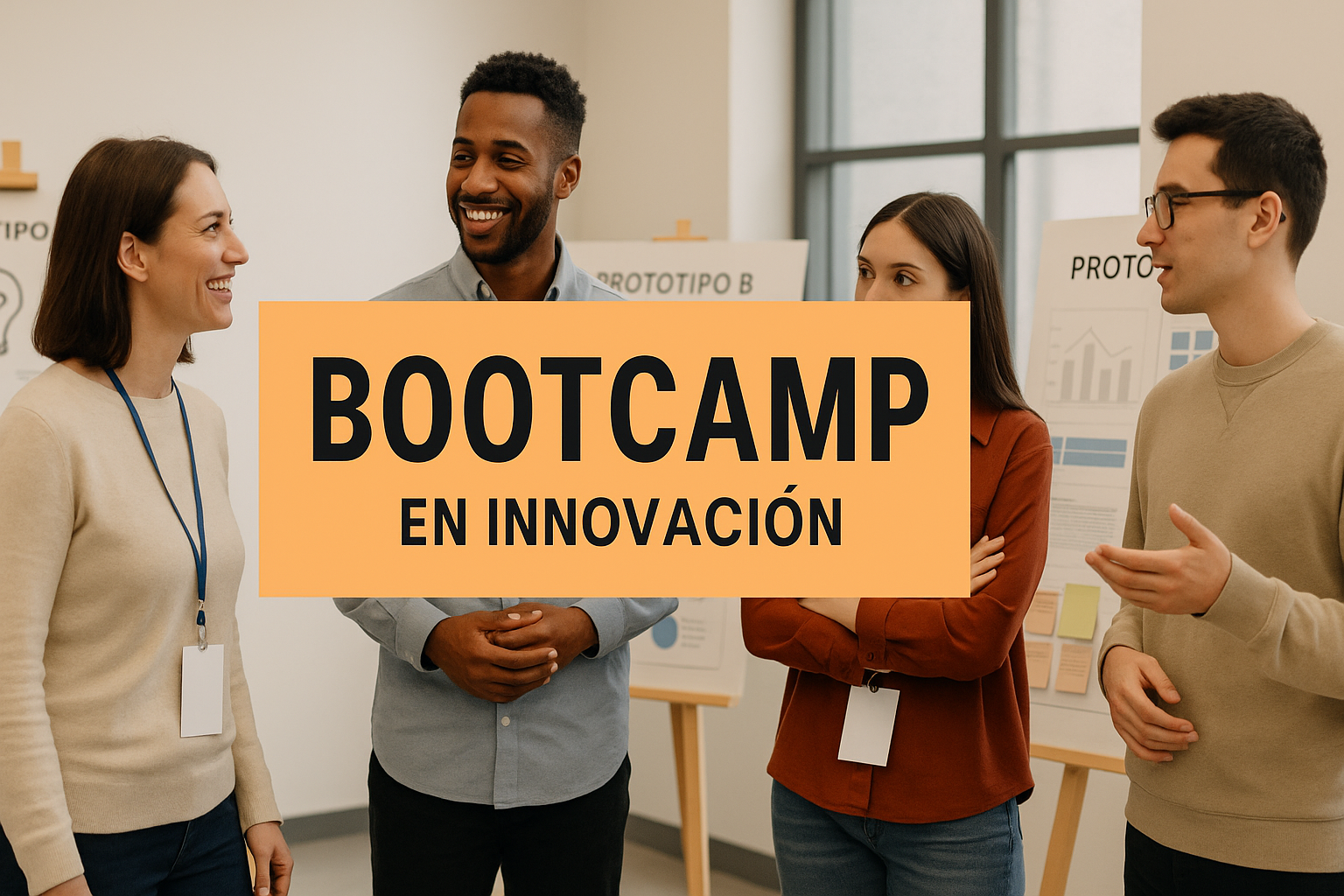 Figura 5 Ilustración de personas participando en un bootcamp