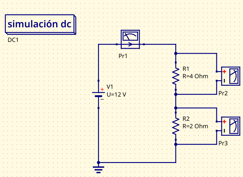 Figura 7 Circuito para el ejercicio 3 