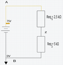 Figura 9 Circuito simplificado equivalente.