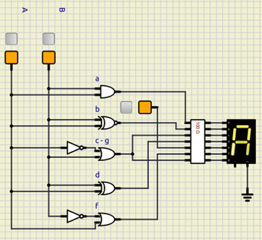 Implementación del circuito HoLA para la combinación 11