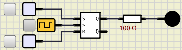 Circuito detector de alarma en estado Mantener