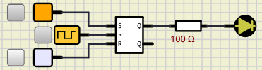 Circuito detector de alarma en estado Set