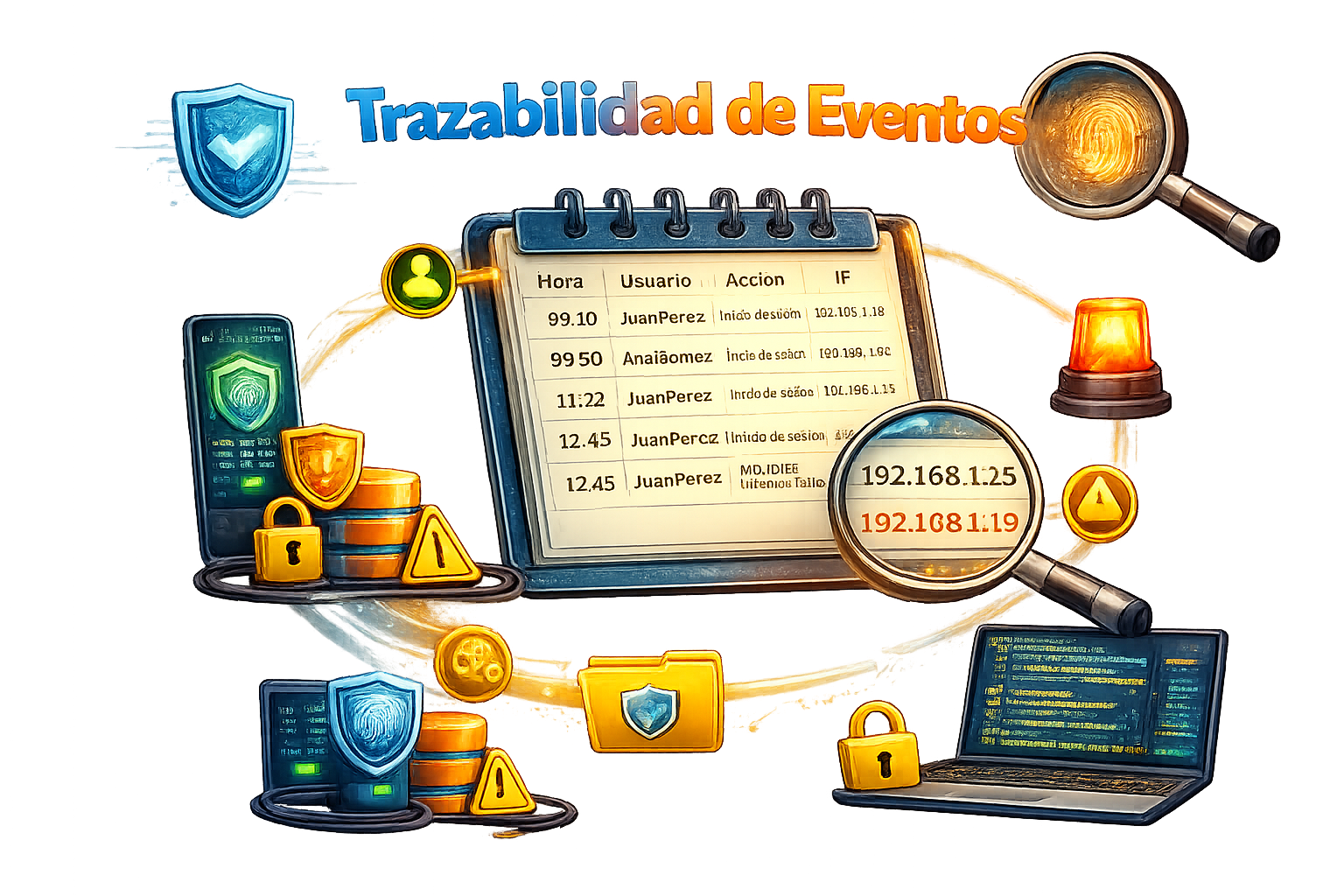 Trazabilidad de eventos