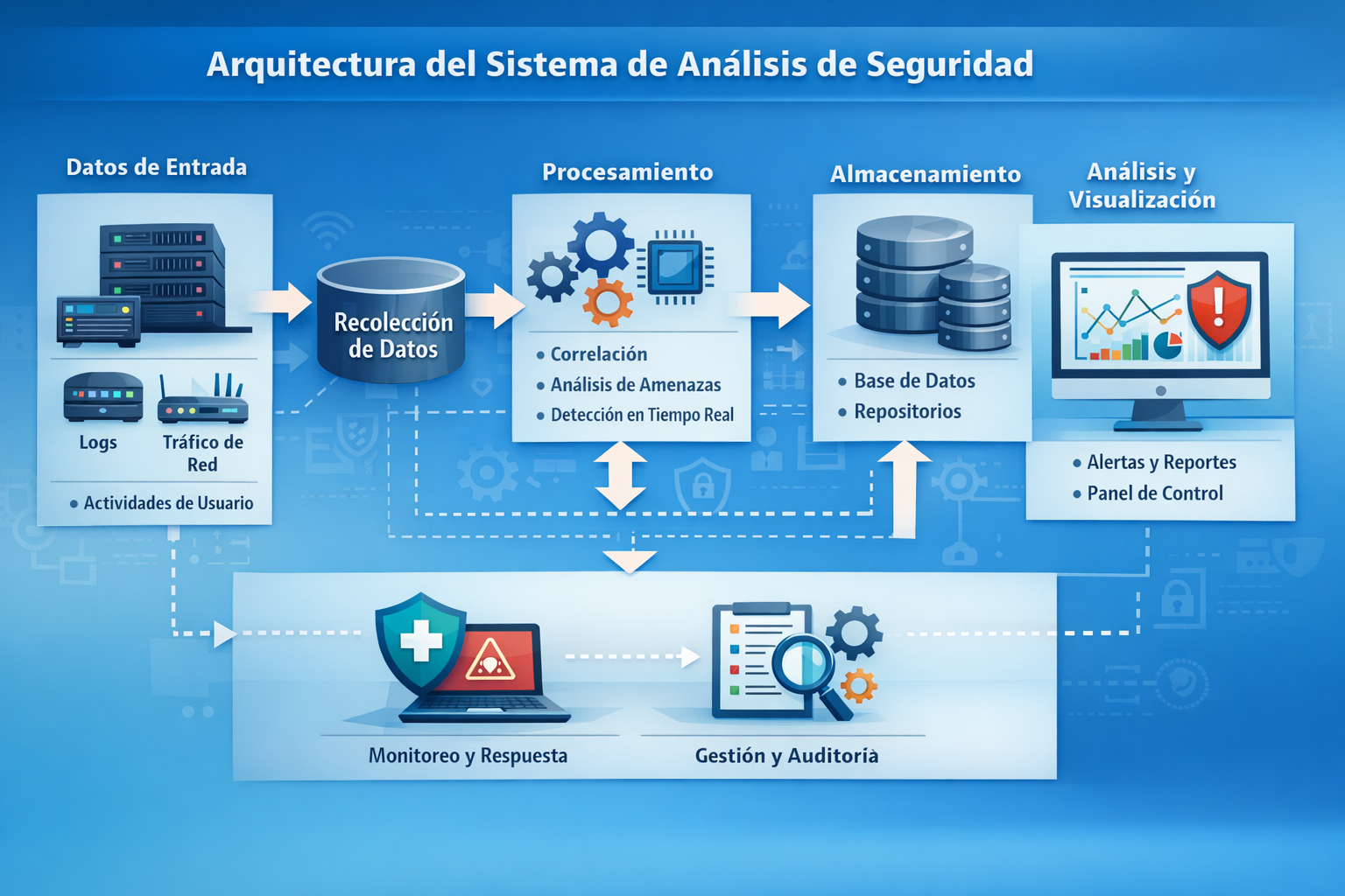 Arquitectura de un sistema de análisis de seguridad