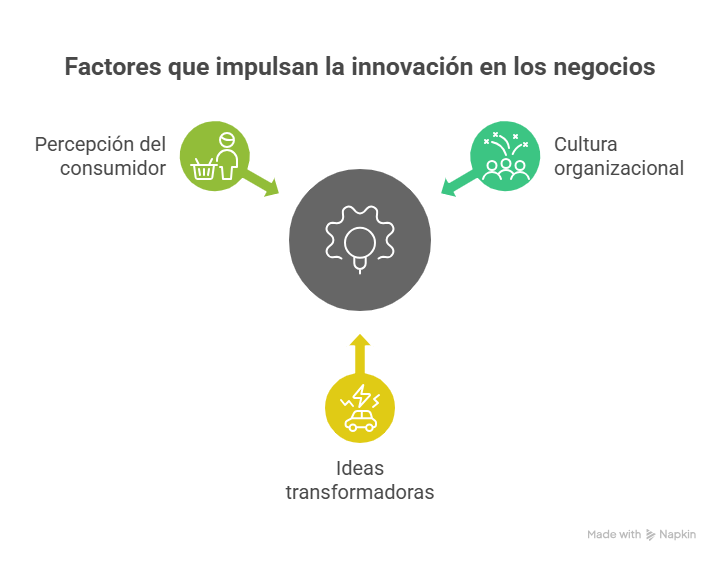 Figura 6 Factores que impulsan la innovación en los negocios