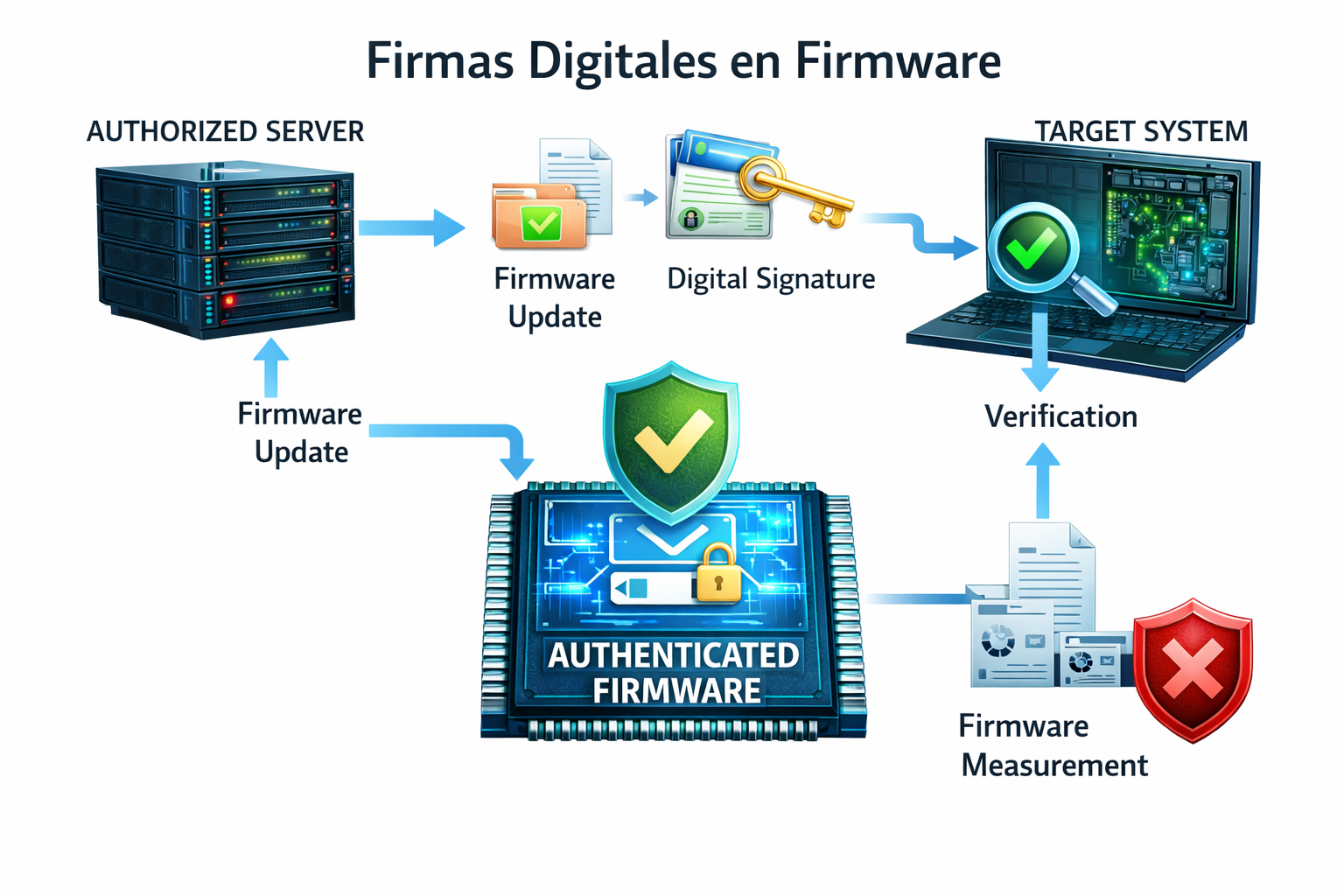 Firmas digitales en firmware