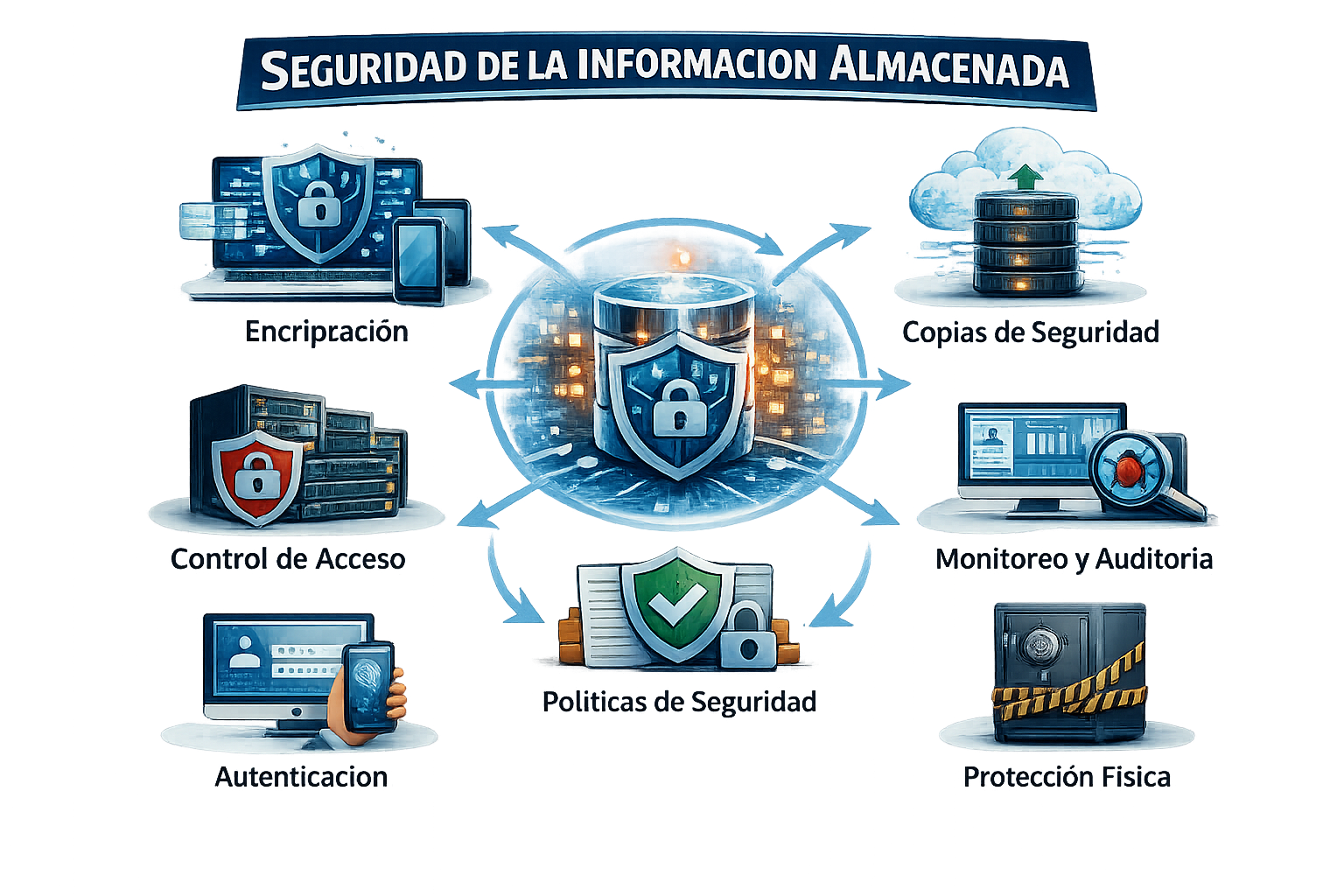 Seguridad de la información almacenada