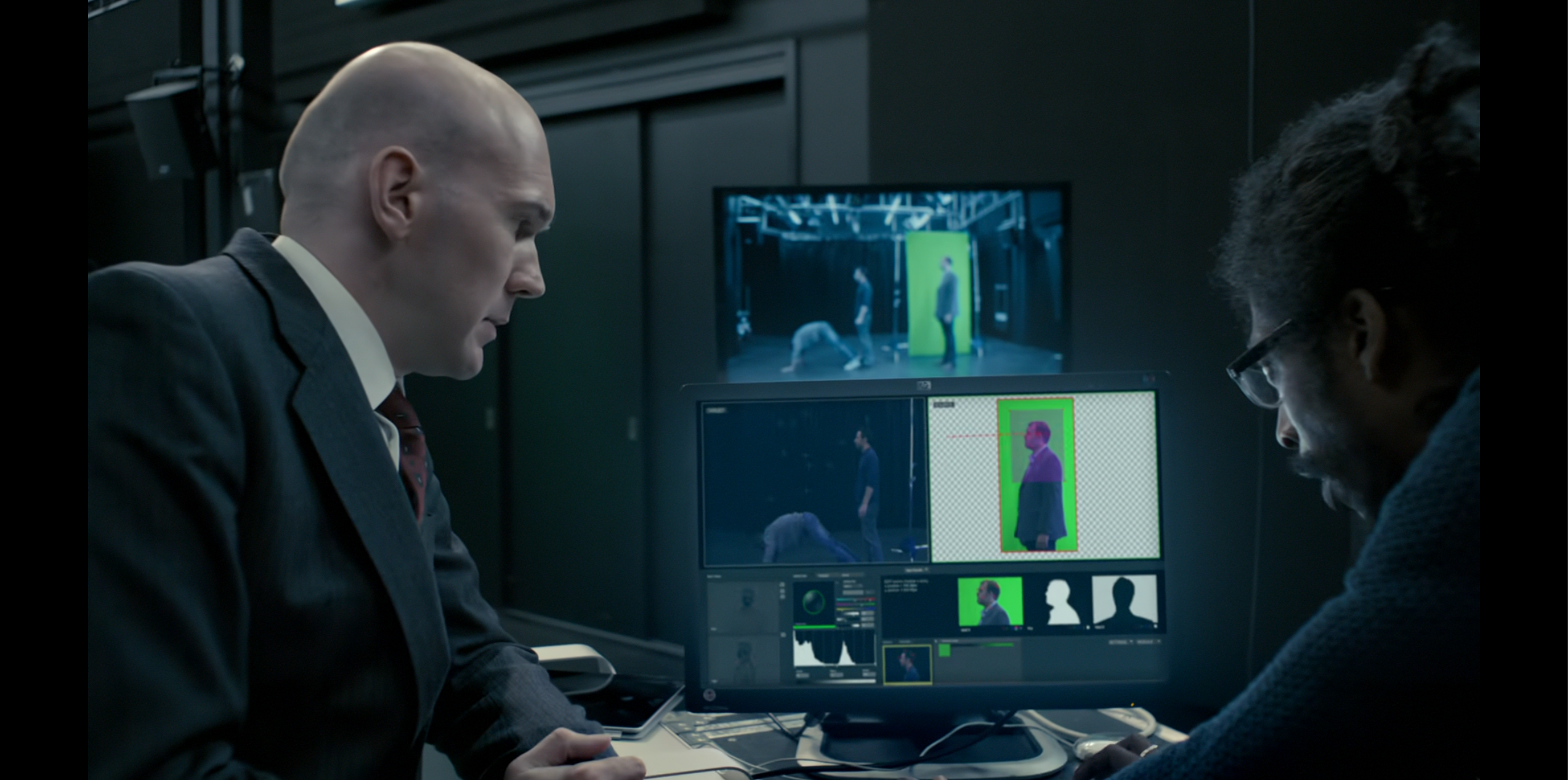 Escena Falsificación mediante CGI Black Mirror, episodio 1
