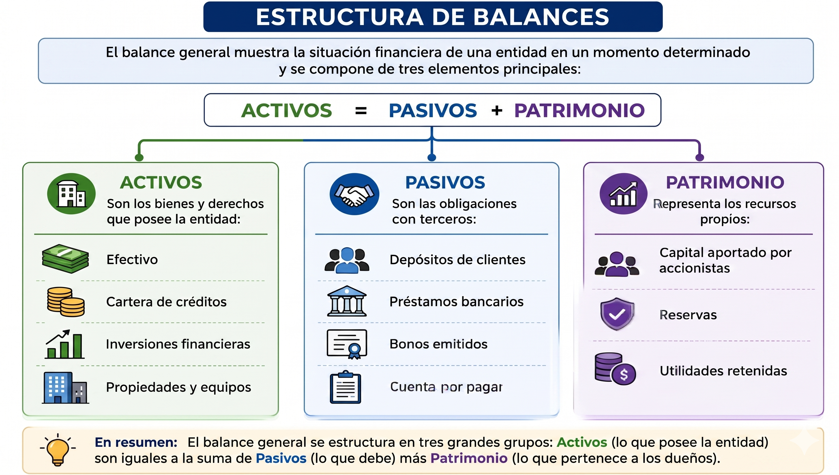 Estructura del balance
