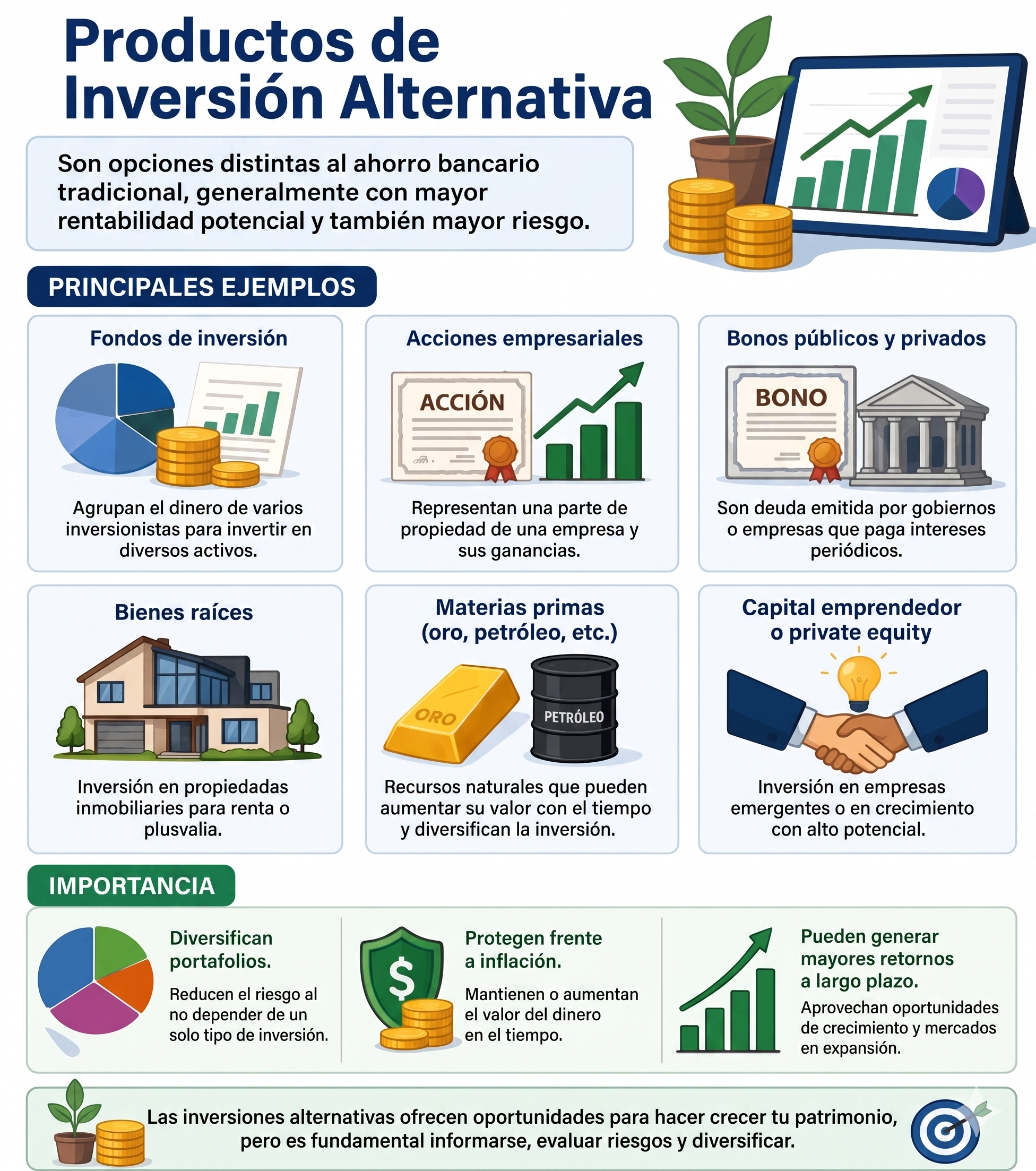 Productos de Inversión Alternativa