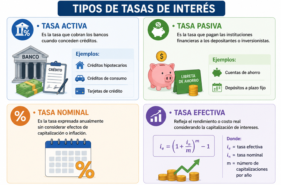 Tipos de tasas de interés