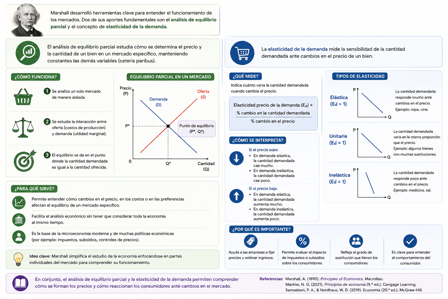 Equilibrio parcial y elasticidad de la demanda
