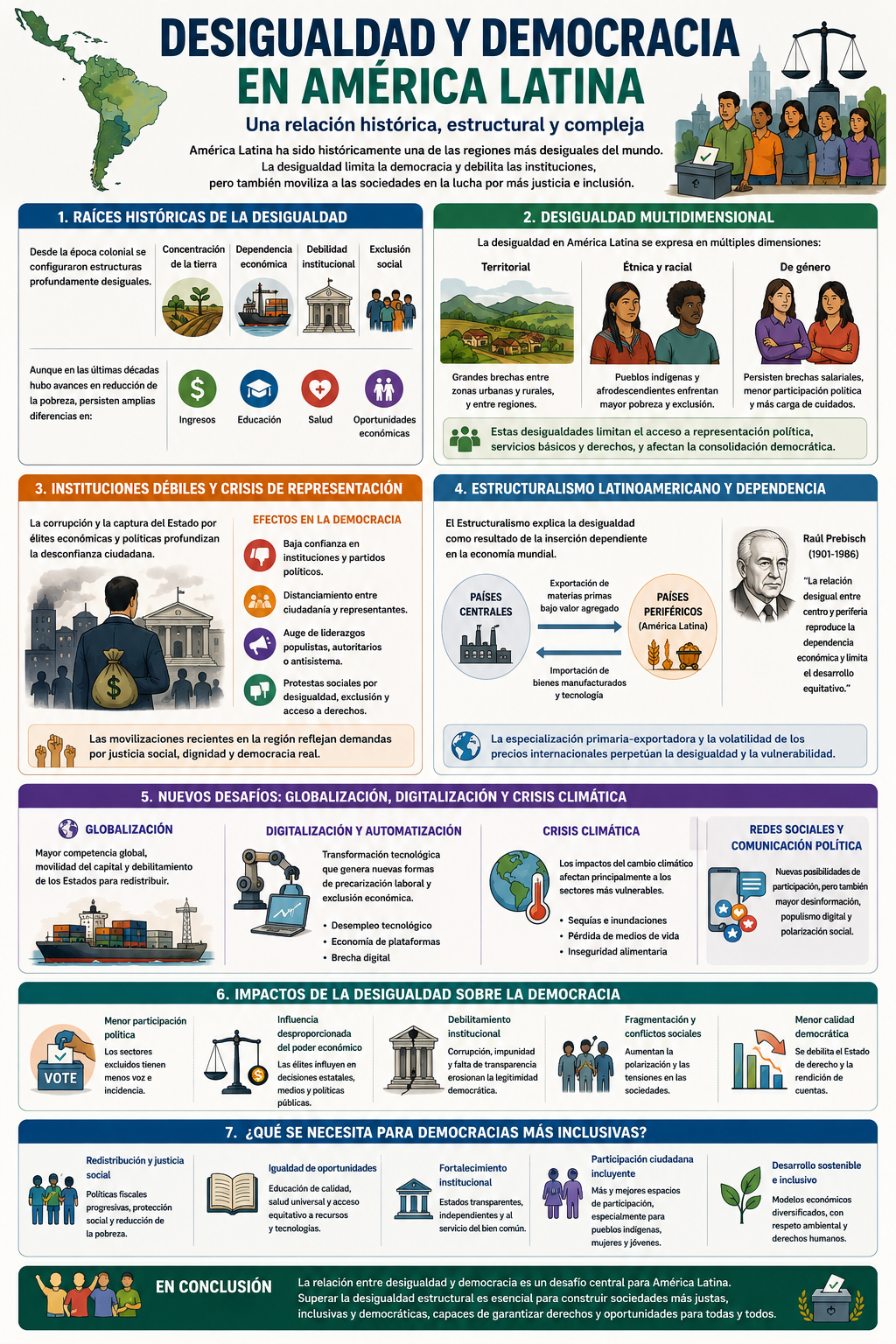 Desigualdad y democracia en América latina