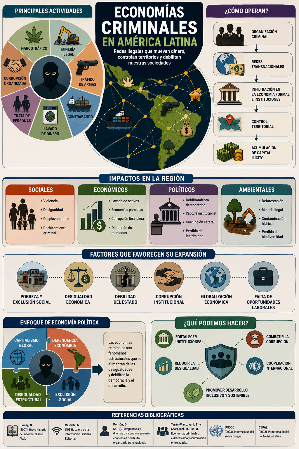 Economías criminales en América Latina