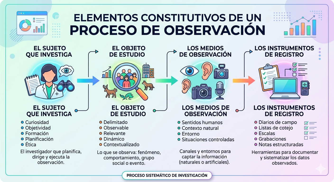 Elementos del proceso de observación